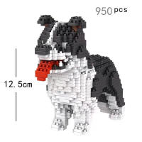 Bloques De Construcción Para Mascotas Perro Mini Modelo De Corgi Collie Pastor Nieve Husky Juguete Educativo Para Niños Y Adultos - details 5