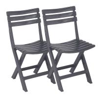 LILI HOME 🪑 Set de 2 Sillas Plegables para Exterior – Color Negro 📏 Medidas por silla Alto: 78 cm  Ancho: 44 cm  Fondo: 41 cm es ideal para quienes buscan practicidad sin renunciar al diseño. Su estructura robusta y su formato compacto permiten u - details 0