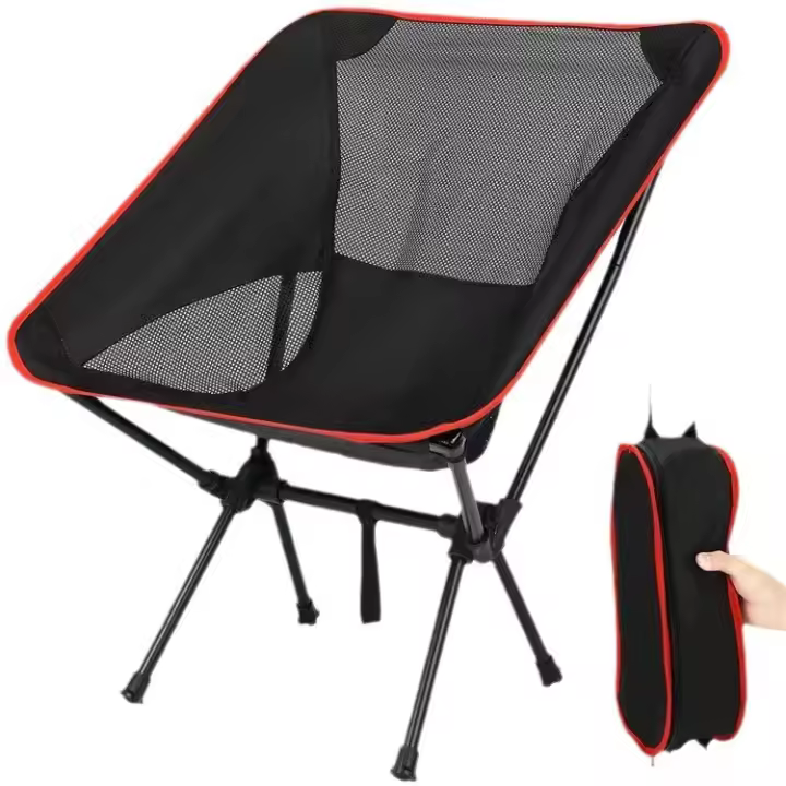 Silla de Camping Plegable,Silla Plegable Camping, Silla Plegable Ultraligera Compacta Portátil with Bolsa de Almacenamiento portátil,Ligera para Jardín,Playa, Pesca, Camping,Viajes,Senderismo - 1