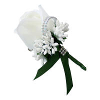 Broche De Silken Artificial Para Mujer Y Hombre Corsé De Mano Flor De Boda Decoración De Fiesta Para Novio Y Novia - details 9