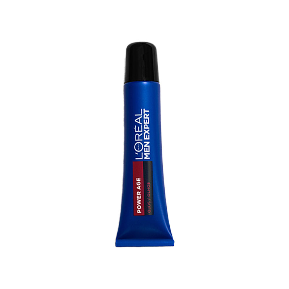 L'Oréal Paris | Men Expert POWER AGE contorno de ojos anti-edad con ácido hialurónico [Nuevo Pack de Vitalift]