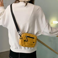 Bolso De Hombro Para Mujer Mini Estudiante Sencillo Pequeño Cruzado Casual Con Cierre De Cremallera Bolso De Mano De Lona - details 8
