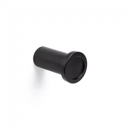 Percha Redonda D28 Negro Cepillada | Herrajes para Muebles - 1