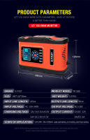 Cargador De Batería Para Coche 12V 24V Pulso Reparación Para Motocicleta Batería AGM Profunda GEL EFB Plomo-Acidez Digital LCD Display - details 16