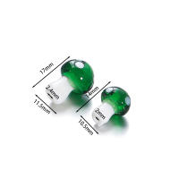 10/20Pcs Hongo De Vidrio Colorido Bolas Espaciadoras Para Collar Pulsera Aretes Accesorios De Joyería Fabricante Directo Al Por Mayor - details 1