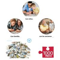 Rompecabezas De 1000 Piezas 'La Noche Estrellada' Juego Educativo Para Adultos Y Niños Decoración De Hogar Divertido Y Educativo - details 5