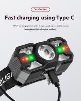 Lámpara De Cara Recargable Con Sensor De Movimiento IR LED Impermeable Para Camping Pesca Ciclismo Y Actividades Al Aire Libre - details 6