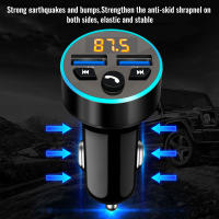 Reproductor MP3 Para Coche Con Transmisor FM Bluetooth 5.0 Dual USB 4.8A Cargador Rápido Llamada Handsfree Adaptador De Audio - details 6