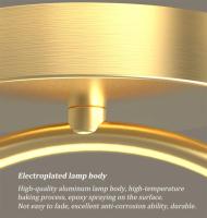 Lámpara De Techo Moderna LED Con Cristal Y Estrellas Fuente De Iluminación Para Dormitorio Estudio Decoración De Habitaciones Material Aluminio - details 7