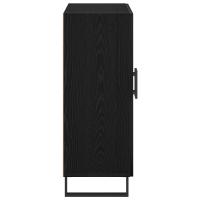 vidaXL Aparador Negro de Roble 69,5x34x90 cm de Madera Elaborada - details 5