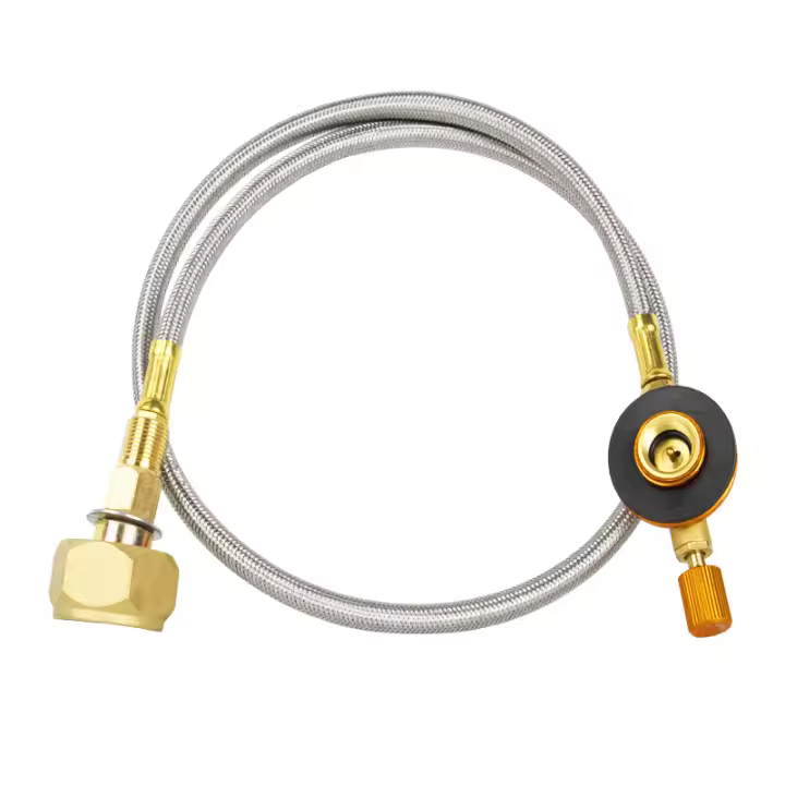 Adaptador De Recarga De Gas Para Estufa De Camping Al Aire Libre Adaptador De Cilindro De Propano Accesorios De Estufa De Gas - 1