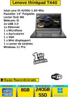 Ordenador Portátil Lenovo Thinkpad T440  core i5 8gb Ram 240 gb ssd windows 11 - details 0