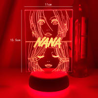 Lámpara De Noche LED 3D Anime Nana Para Decoración De Habitación Infantil Iluminación De Mesa Regalo De Manga Iluminación De Ambiente - details 11