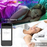 Tira De LED WS2812B Neón Inteligente RGBIC Individualmente Direccionalizable Impermeable Con Control Remoto Bluetooth 28 Teclas Para El Dormitorio - details 1