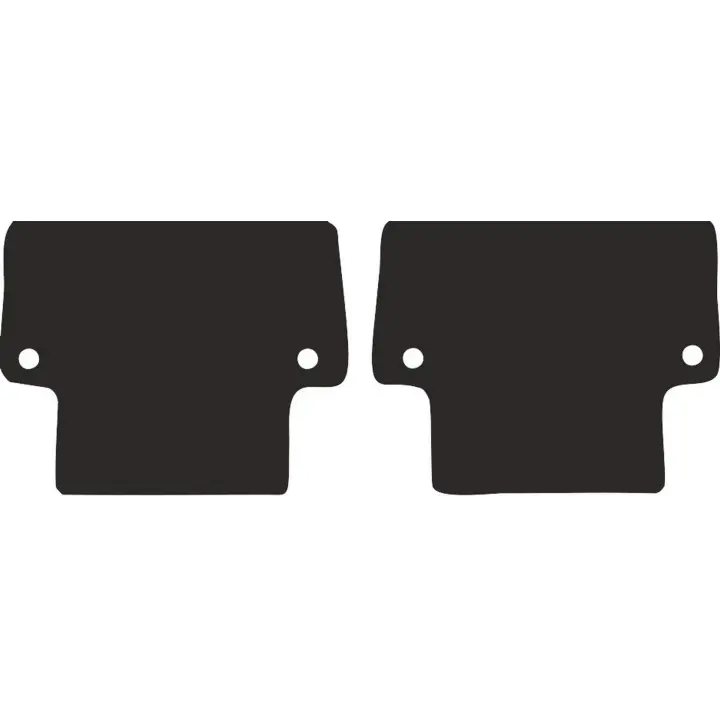 Alfombrillas traseras para Volvo XC70 II familiar 2000-2007 - 1