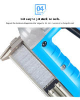 Pistola De Tornillos Eléctrica Dual Propósito F30 Multifuncional Para Techo Y Carpintería Herramienta De Disparo De Tornillos - details 7