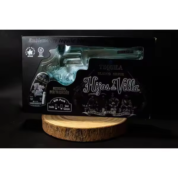 Revolver Tequila Hijos de Villa  20cl – Regalo Exclusivo para Amantes del Tequila - 1