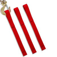Correa De Winch Para ATV Anillo Único Correas De Atado De Alta Resistencia Con Gancho Para Winch Accesorio Rojo Para Camiones - details 5