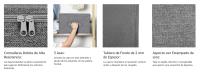 SONGMICS Cajas de Almacenamiento Plegables, con Tapas y Asas, Organizador para Juguetes, Ropa, Gris/Gris Paloma - details 1