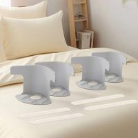 4pcs Clips Para Fijar Sábanas Correas De Cama Antideslizantes Invisibles Herramienta Para Mantener La Funda De Sábanas En Place - details 6