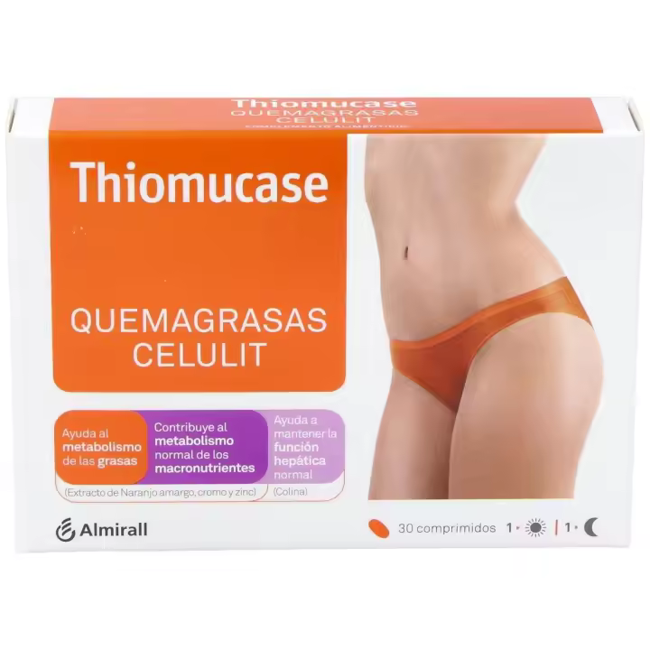Thiomucase Quemagrasas Celulit, 30 Comprimidos - 1