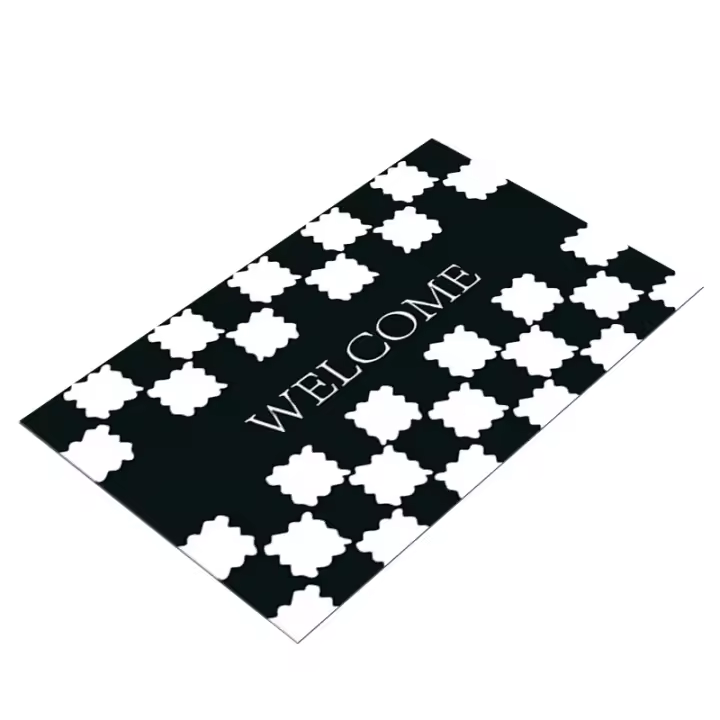 Alfombra con estampado de diatomaeas, absorbant para baño, para Puerta lavabo, absorbant, de desecado, antideslizante - 1