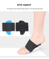 2Pcs Almohadillas De Apoyo Arco EVA Para Zapatos Orthopedic Insoles Adecuadas Para Hombres Y Mujeres Corrección Valgus Deportivas Accesorios De Insertos De Zapatos - details 2