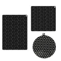 Alfombrilla De Silicona Para Placa De Inducción Resistente Al Fuego Protector De Electrodomésticos Accesorio De Cocina Moderno - details 1