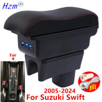 Caja De Reposabrazos Para Suzuki Swift 2005-2024 Material ABS Y Cuero Superficie Curva Fácil Instalación Dedicada Almacenamiento Para Coche - details 0