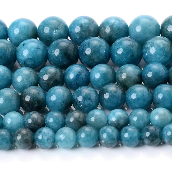 Piedras Naturales Redondas De Agates Turquoises Amazonita Cuarzo Lava Ojo De Tigre Para Fabricación De Joyería Pulsera DIY 4/6/8/10mm - 1