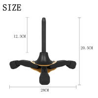 Soporte De Flauta Clarinete Oboe Soprano Saxofón Recto Plegable Portátil Trípode Accesorios Para Instrumentos De Viento IRIN - details 3