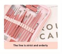 Kit De Aseo De Uñas De Acero Inoxidable Premium 30Pcs - Tijeras De Cutícula Profesionales Y Cortauñas Para Dedos Y Pies - details 3