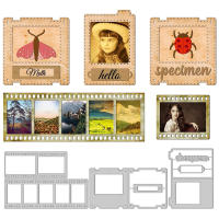 Cortadores De Metal Para Scrapbooking Decoración De Álbum De Fotos Y Papel Embossing DIY Stamps Frames Corte Y Enfoscado - details 2