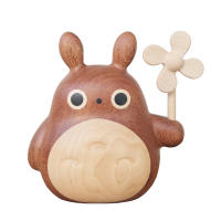 Totoro De Madera Creativa Figura De Escritorio Decoración De Muñeco Aromaterapia Para Coche Insertión Floral Regalo - details 10