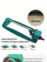Riega Jardín Con 15 Orificios Plástico Campana De Jardín Riego Para Verduras Juego De Agua Para Césped Riega Techo Con Tubo De Aluminio Oscilante - details 3