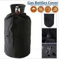 Cubierta De Tanque De Propano 210D Negra De Tela Oxford Protección Contra Polvo Y Agua Para Camping Y Uso Exterior Cubierta Protectora Para Botellas De Gas - details 0