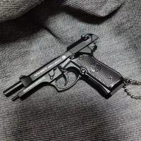 Mini Pistola De Aleación 1:3 92F Llaveañera Desmontable Pistola Falso Para Colección Pendantes Para Bolsos Juguetes Para Adultos Y Niños Desde 14 Años - details 6