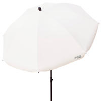 Aktive - Sombrilla playa 240 cm, sombrilla playa grande, forma octogonal, beige, gris o rojo, poliéster con protección UV30, 8 varillas, mástil inclinable Ø28/32 mm, resistente, incluye funda con asa - details 0
