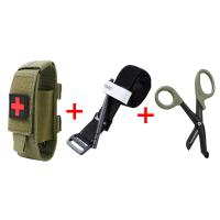 Kit De Primeros Auxilios Para Gatos Con Manguito Set De Supervivencia En Molle Funda Portadora De Equipamiento Médico Herramientas De Salud Para Exteriores - details 2