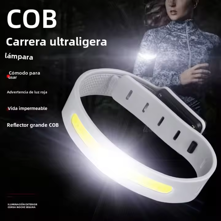 Linterna LED Recargable Para Camping Y Senderismo Luz De Trabajo Para Correr Por Noche Linterna De Llave Con Defensa - 1