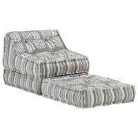 vidaXL Puf modular Color Mosaico,  Gris,  Beige y mas Cojín Decorativo de Asiento Cojines de muebles de salon - details 1
