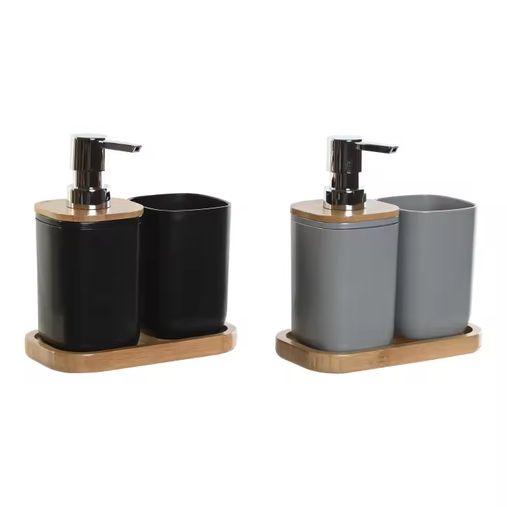Baños Boutique pack de 3 pieza dosificador vaso i soporte - 1
