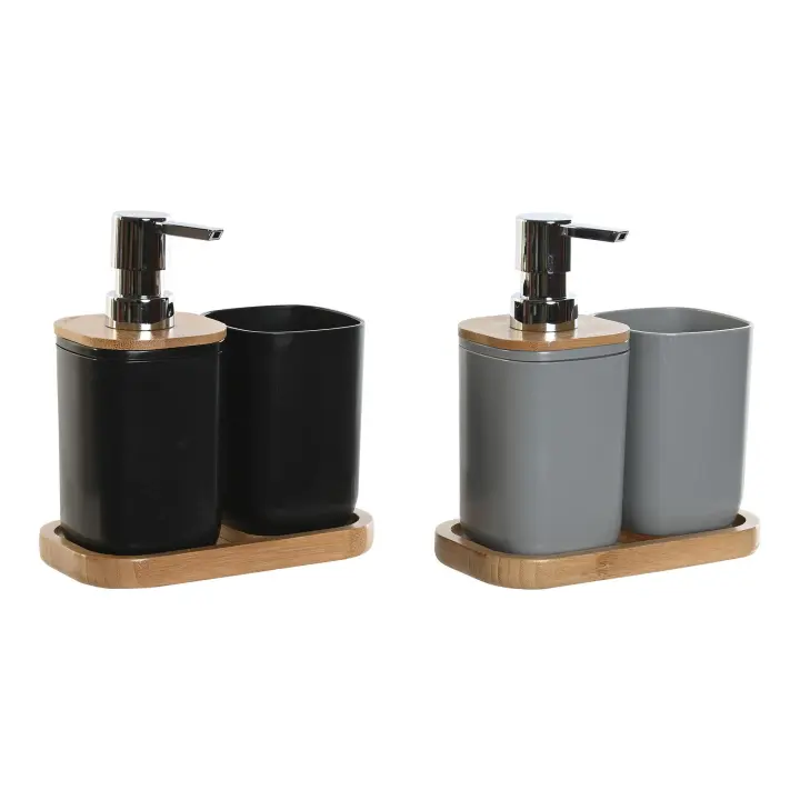Baños Boutique pack de 3 pieza dosificador vaso i soporte - 1