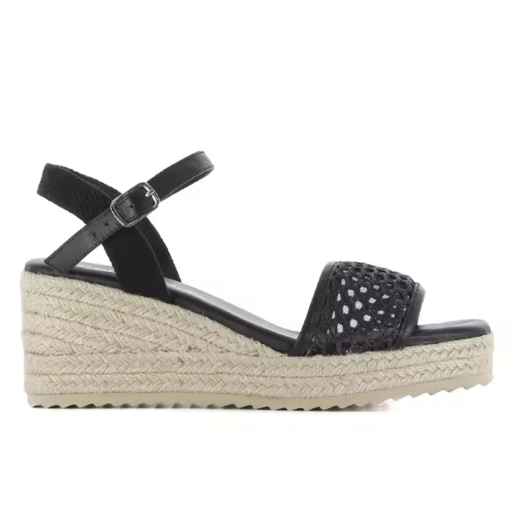 CAMILA'S Alpargatas de cuña ASTERIA de color Negro - 1