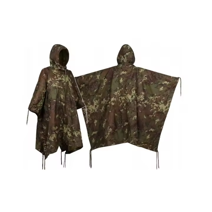 Poncho para la lluvia de Camuflaje MIL-TEC - 1