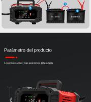 Cargador Inteligente De Batería Para Coche Y Motocicleta 20A/10A 12V/24V Compatible Con Lithium AGM GEL Lead-Acid LiFePO4 - details 22