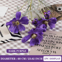 1PC Flor De Seda Artificial Camomila Daisy Para Decoración De Hogar Fiesta Boda Habitación Uflower Estilo Rama De Flores - details 17