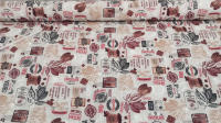 Texna Tela Loneta Estampada por metros Modelo Cacao ancho 280 cmts - details 0