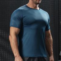 Camiseta Deportiva De Secado Rápido Para Hombres Manga Corta Entrenamiento En Gimnasio Camiseta De Fitness Transpirable Para Correr Sportswear - details 15