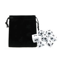 Juego De Dados DND 7 Piezas Con Bolsa De Velours Accesorios Coloridos Para Juegos De Mesa DnD RPG Incluye D4 D6 D8 D10 D10% D12 D20 - details 8